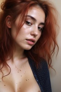 Cette belle brune a la technique.