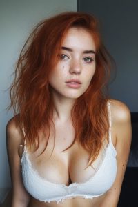 Rouquine gobeuse de couilles